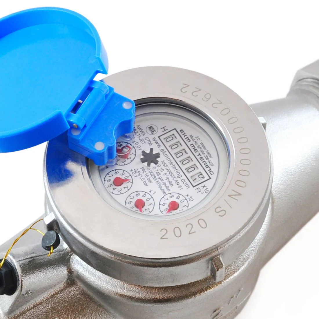2.0 Inch Water Meter - Stainless Steel, NSF 61, Pulse Output - Image 2