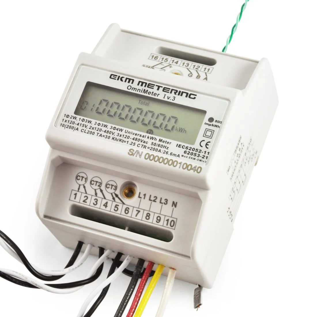 EKM Omnimeter I v.3 – Smart kWh Meter, Single Phase or 3-Phase, up to 480V, up to 5000A, 50/60Hz - Image 4