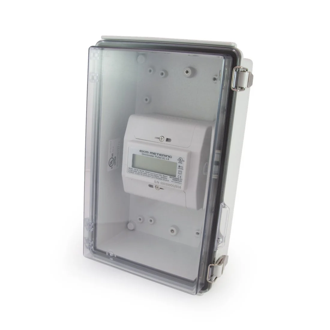 Large Watertight Enclosure with Hinged and Latching Lid - UL Listed - 6.7” x 10.63” x 4.33" - Image 2
