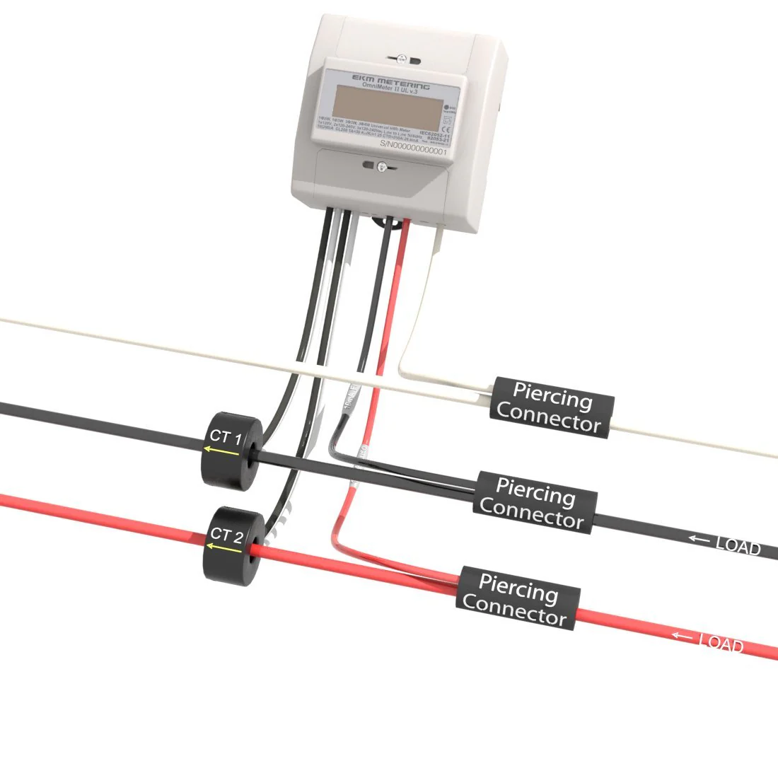EKM Omnimeter HV v.4 – Universal Single and Three Phase up to 600V, Pulse Counting, Relay Controlling, Universal Smart Electric Meter - Image 4