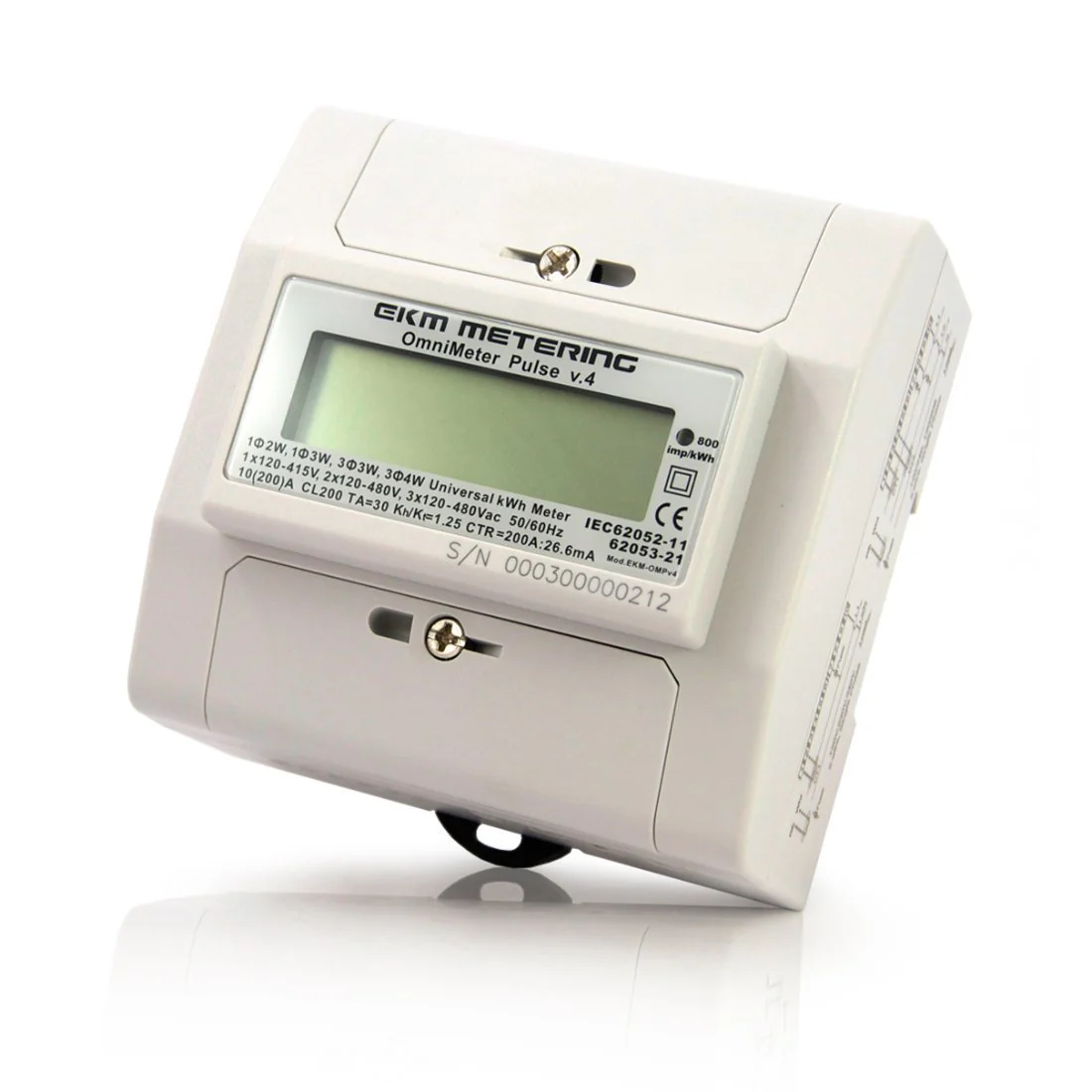 EKM Omnimeter Pulse v.4 – Pulse Counting, Relay Controlling, Universal Smart Electric Meter